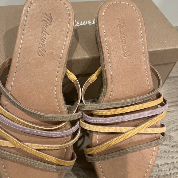 Madewell Woman The Kathrny Espadrille Slide Sandals, Size 7.5 - Picture 4 of 6